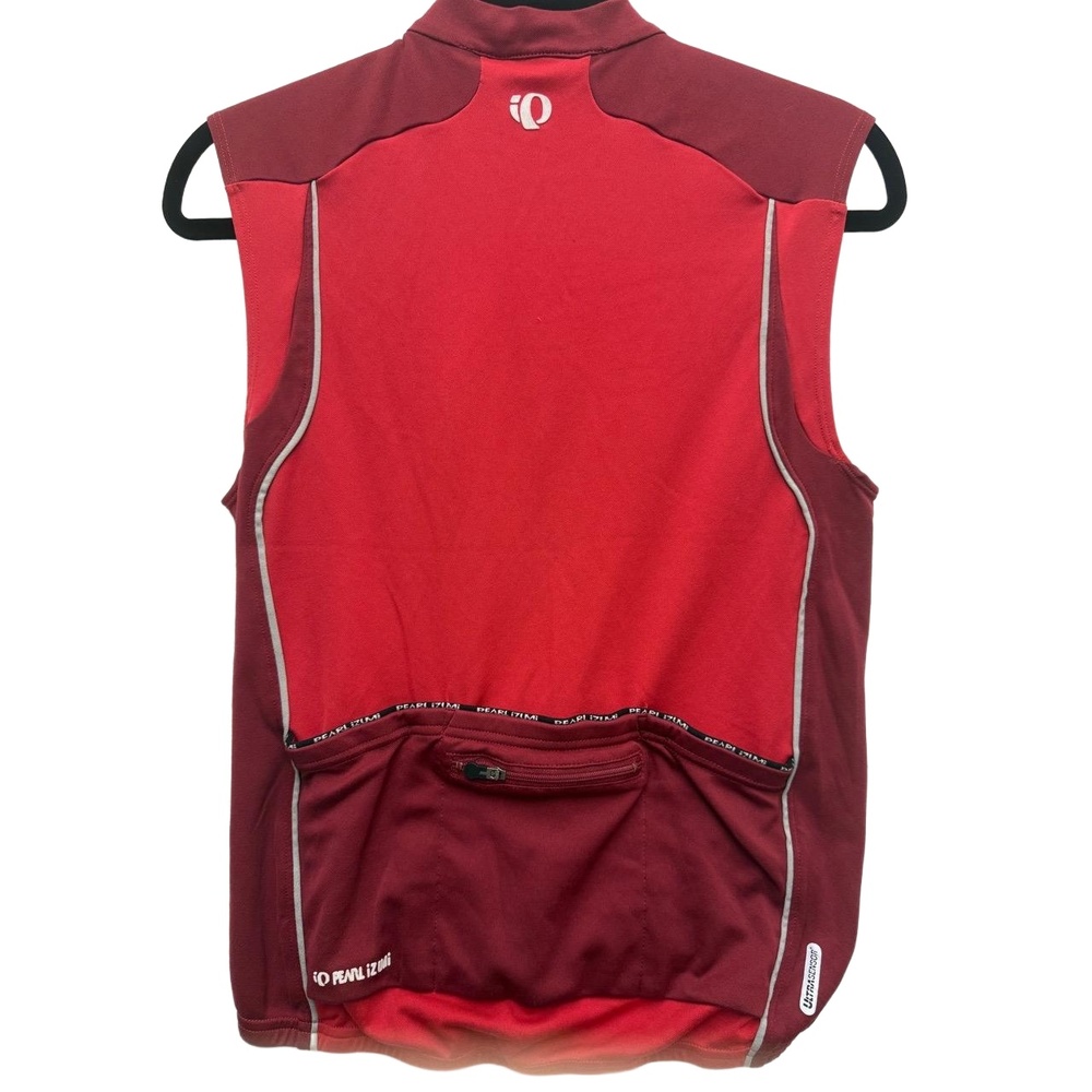 Pearl Izumi Red Sleeveless Reflective Cycling Jersey Medium Women's - Picture 2 of 7